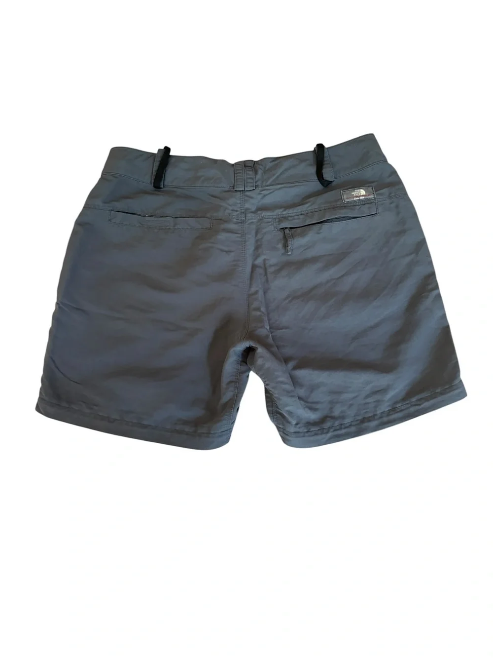 The North Face Nylon Waster Resistant Hiking Shorts Gray Womens Size 10